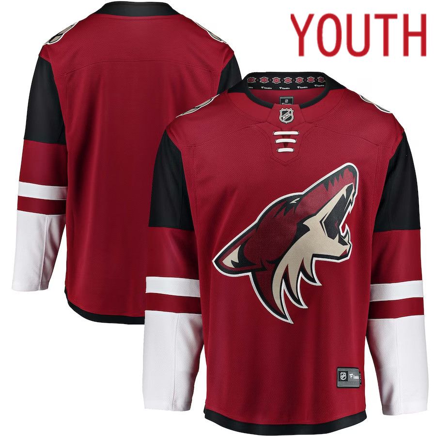 Youth Arizona Coyotes Fanatics Branded Red Breakaway Home NHL Jersey